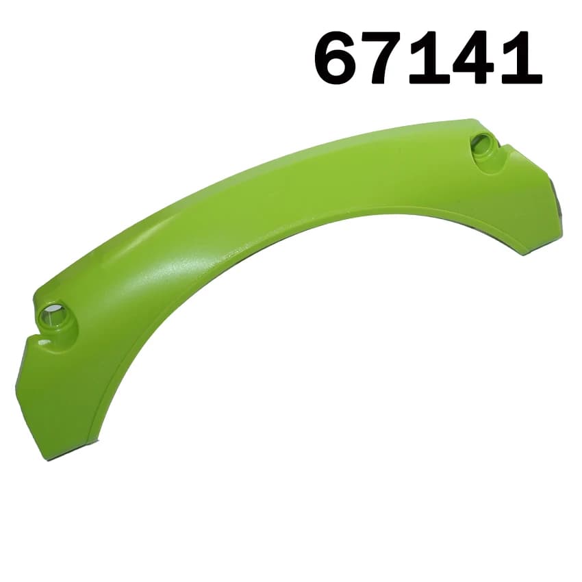 4PCS Panel Car Mudguard Arched #40 15x2x5 Rounded Top Building Blocks High-Tech Panel 67141 MOC Part Car Technical Bulk Bricks