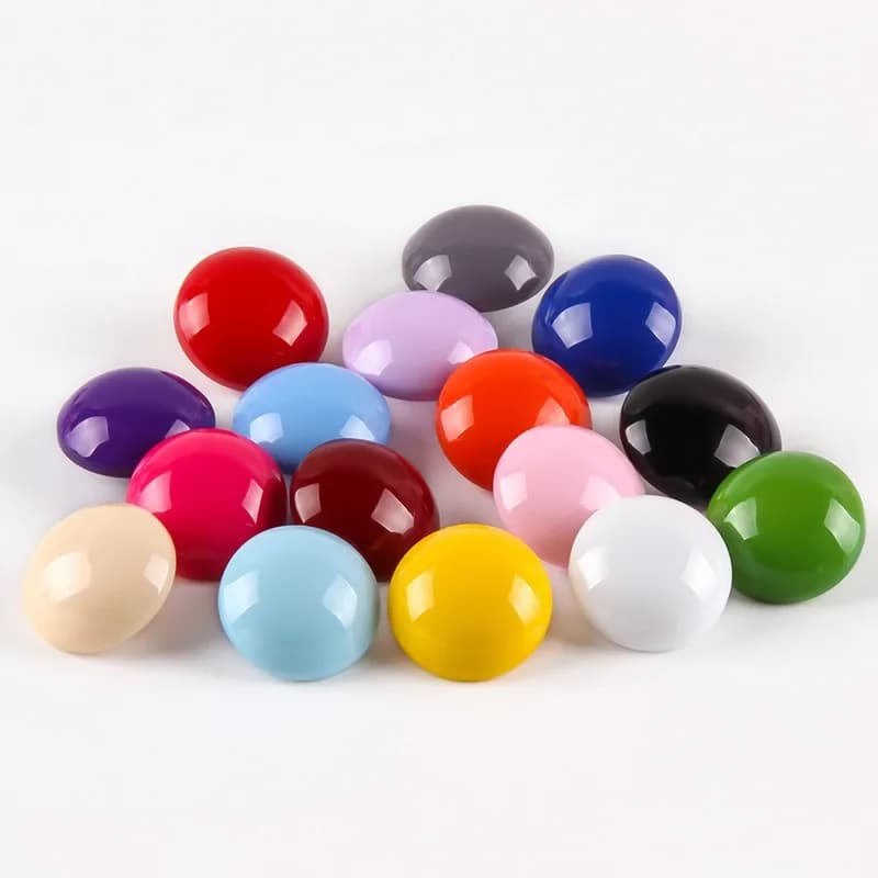 Resin Mushroom Buttons for Clothes, Coat and Boots Sewing, Sweater Accessories, DIY Crafts, 50PCs