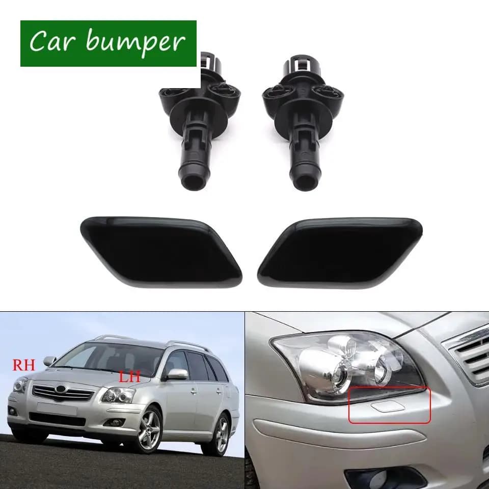 For Toyota AVENSIS T25 2006 2007 2008 Front bumper Faro Light Washer Headlight Cleaning Water Spray Jet Cap