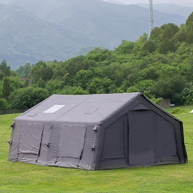 Coody 13.6 Air Tent-Gray Popular New Design UV Protection Camping Tent Outdoor Inflatable Glamping Air Tent