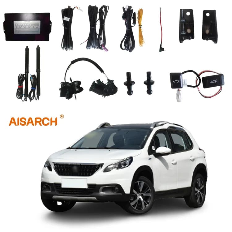 Portellone posteriore elettrico per automobile Sollevatore intelligente Serratura elettrica originale Porta automatica con doppio puntale per Peugeot 3008