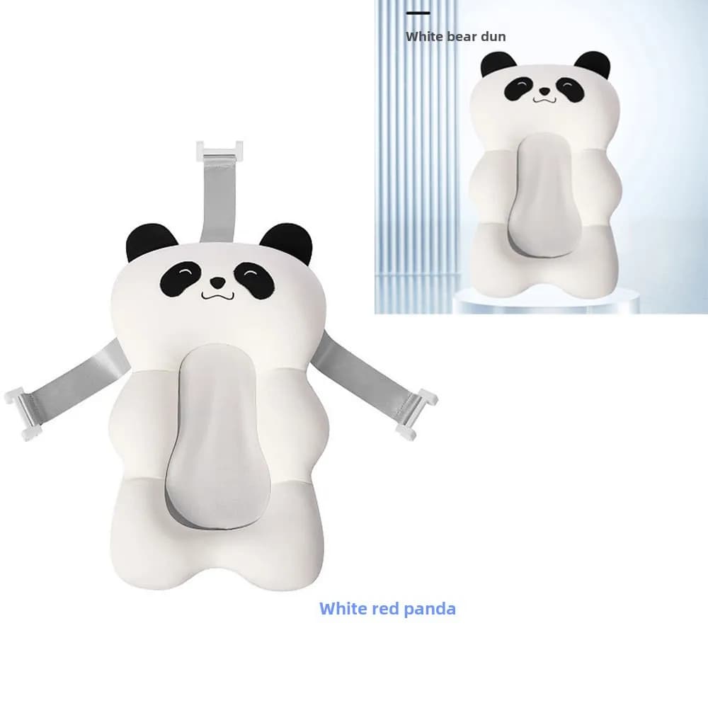 Cuscino per vasca da bagno pieghevole per bambini con morbido cuscino per il corpo e tappetino di supporto antiscivolo Cuscino per vasca da bagno Cuscino morbido e confortevole per neonati