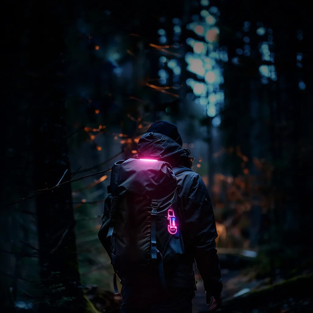 Mini Led Keychain Light Outdoor Camping Emergency Flashlight Multifunctional Portable Power Bank Lantern Hiking Survival Lamp
