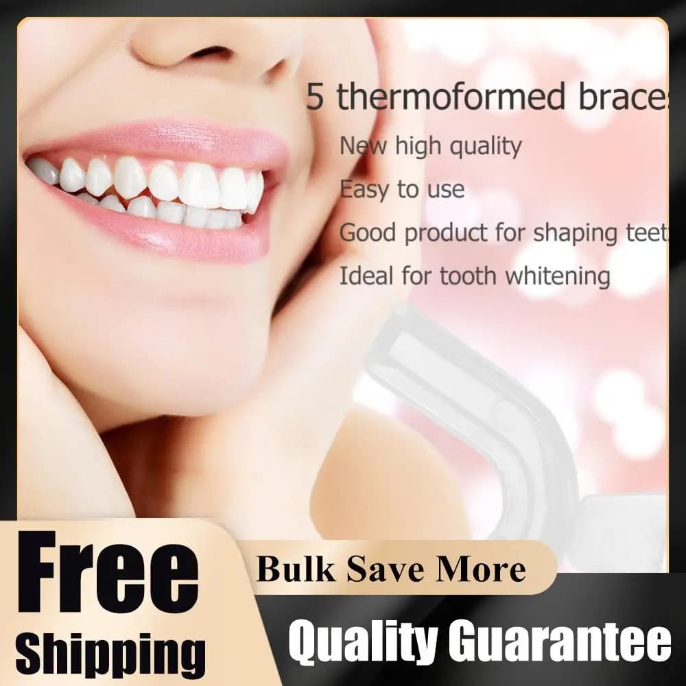 Set of 2/4 Pieces of Orthodontic Equipment Soft, Tooth Protection, Whitening, Multifunction for Oral Hygiene