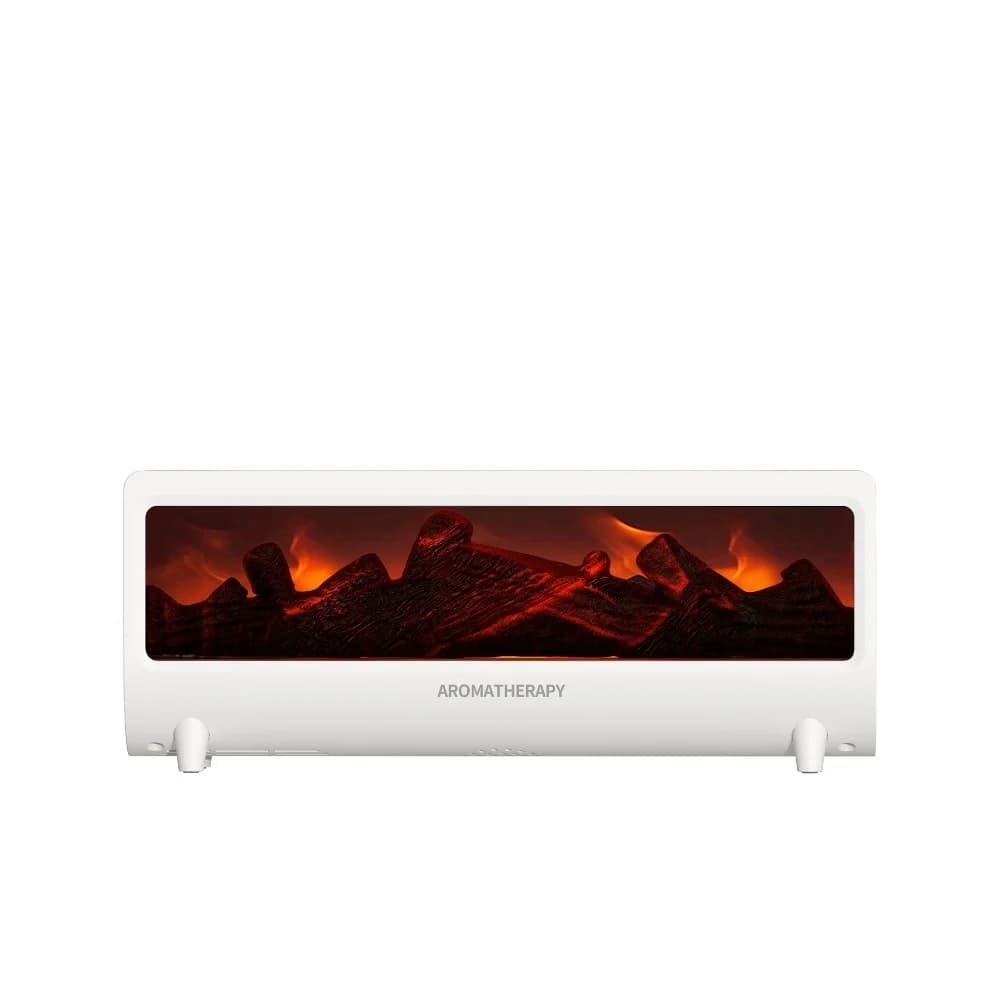 Umidificatore per aromaterapia a fiamma colorata con timer a tre velocità e spegnimento automatico per un funzionamento sicuro e silenzioso