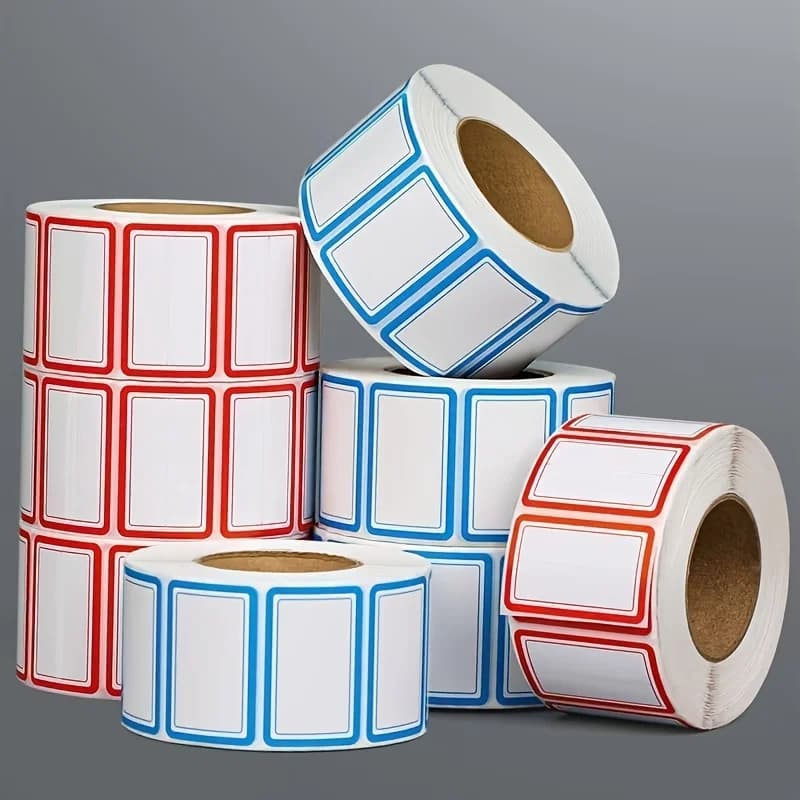 500 Pezzi di Etichette Adesive Colorate per Bottiglie di Condimenti, Etichette per Contenitori Alimentari, Etichette per Barattoli da Frigorifero e Ufficio