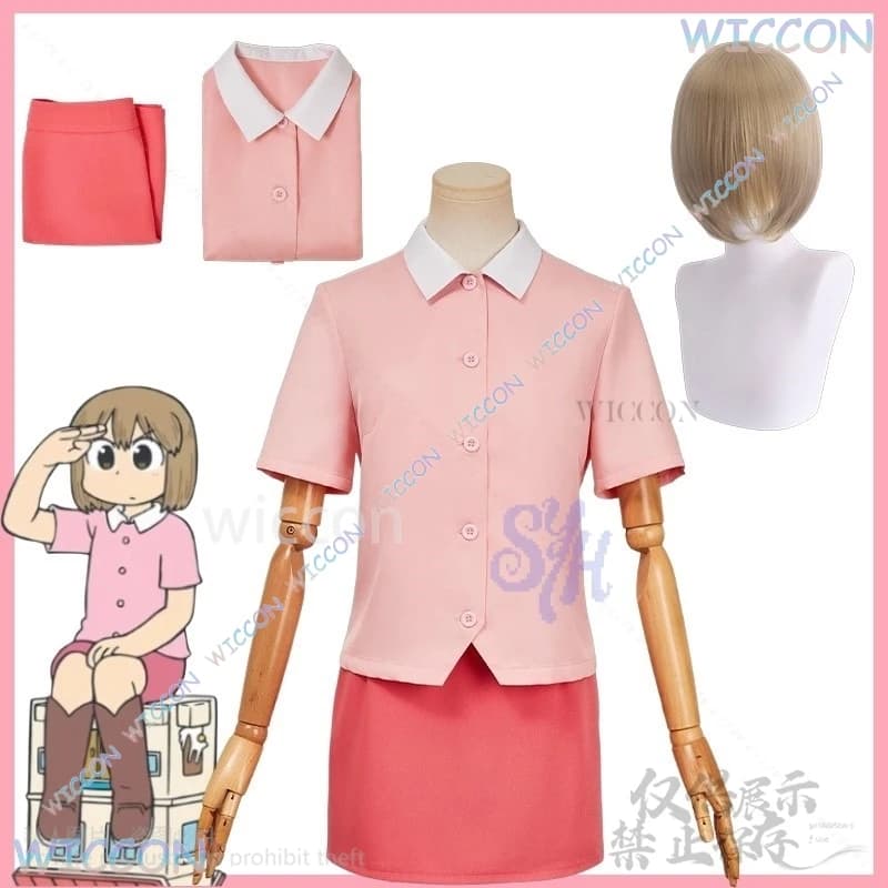 CITY Anime ANIMATION Cosplay NIKURA Costume Camicia rosa Abito Kawaii Bella Lolita Ragazze giapponesi Festa di Halloween Cos Personalizzato