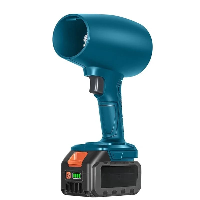 Soffiatore Industriale Turbo Brushless a Batteria al Litio per Asciugatura Capelli, Soffiatura Ceneri e Neve, Pistola Soffiatrice per Tempeste di Neve