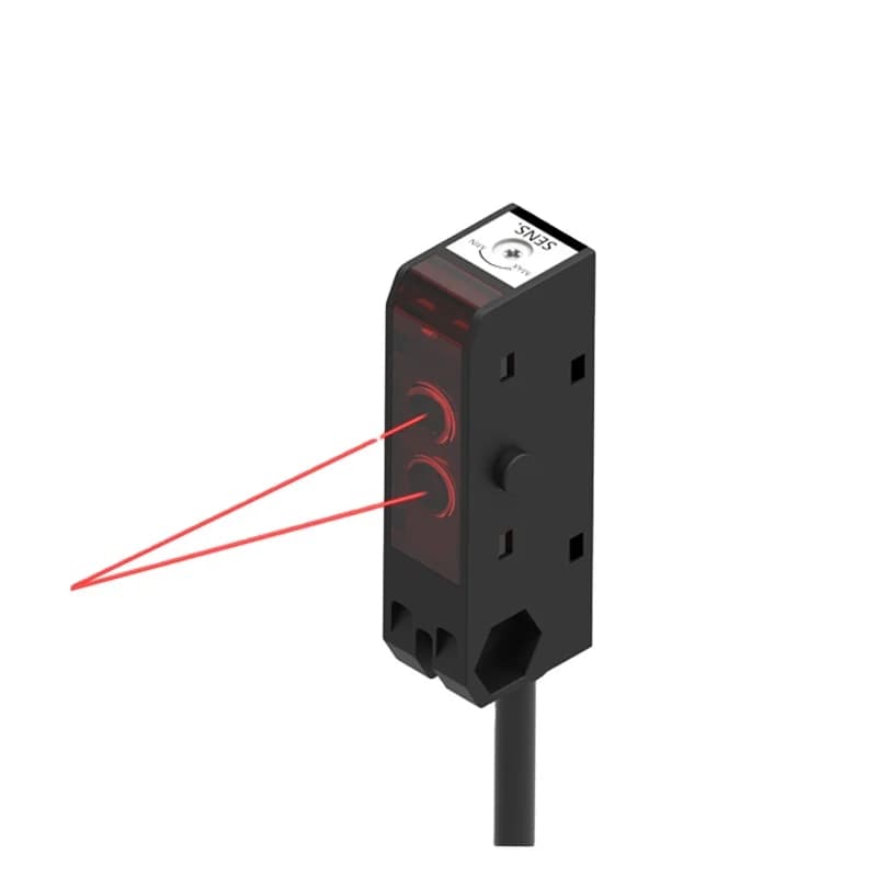 LS100 Series Square Diffuse Reflection Long Distance 100mm Detection Photoelectric Sensor