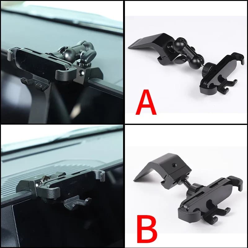 Per Toyota Prado JC250 250 2024+ Supporto per telefono per auto Girevole, antiurto, Supporto per telefono cellulare sopra lo schermo di navigazione