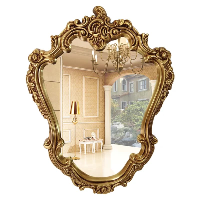 Specchio europeo, bagno, specchio, bagno, decorazione
