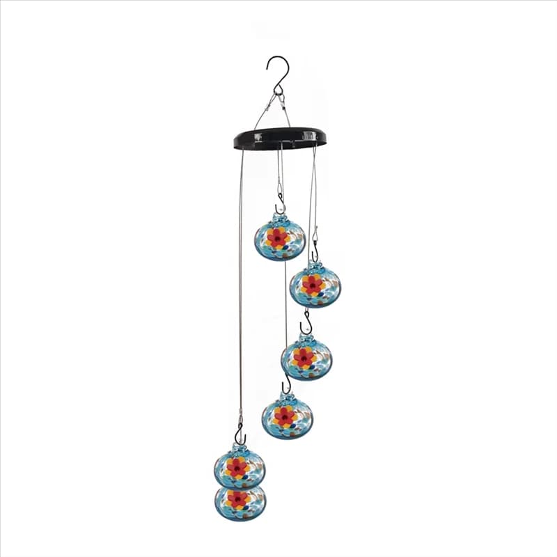 AEE4-Charming Wind Chimes Bird Feeders For Outdoors Hanging Ant And Bee Proof,Never Leak,Perfect Garden