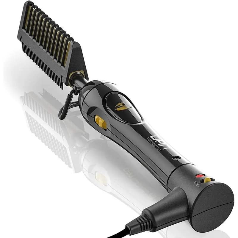 260°C Hot comb,The electric straightening comb is suitable for natural black hair | * 500℉ Rapid heating *Ceramic Technology *Ro
