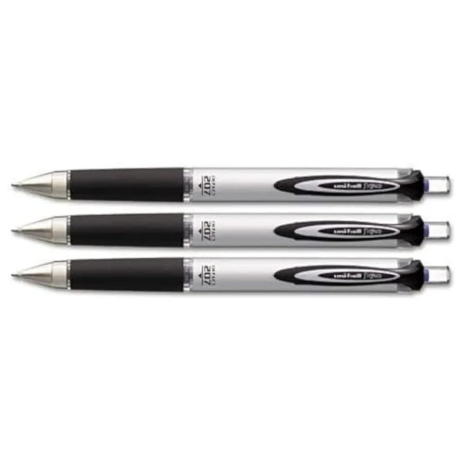 207 Impact RT Retractable Gel Rollerball Pen, 1.0mm, Bold Point, Blue Ink 3