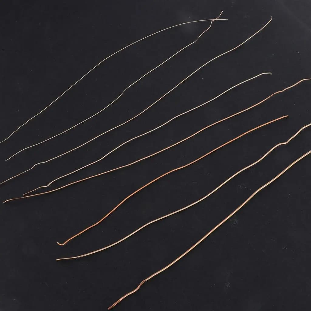 Filo per Creazione di Gioielli, Filo in Rame Placcato Multidimensione per Collane, Perline e Forniture per Gioielli
