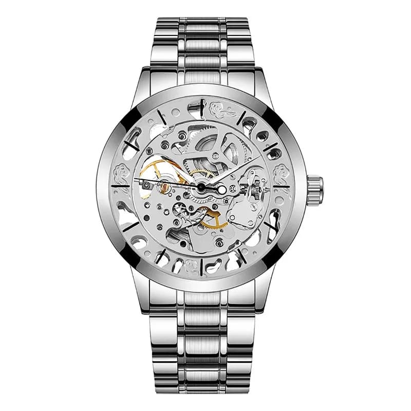 UTHAI M5 Orologio da uomo per il tempo libero e la moda Cintura scava fuori Orologio meccanico automatico Orologio da lavoro Orologi da regalo per uomo