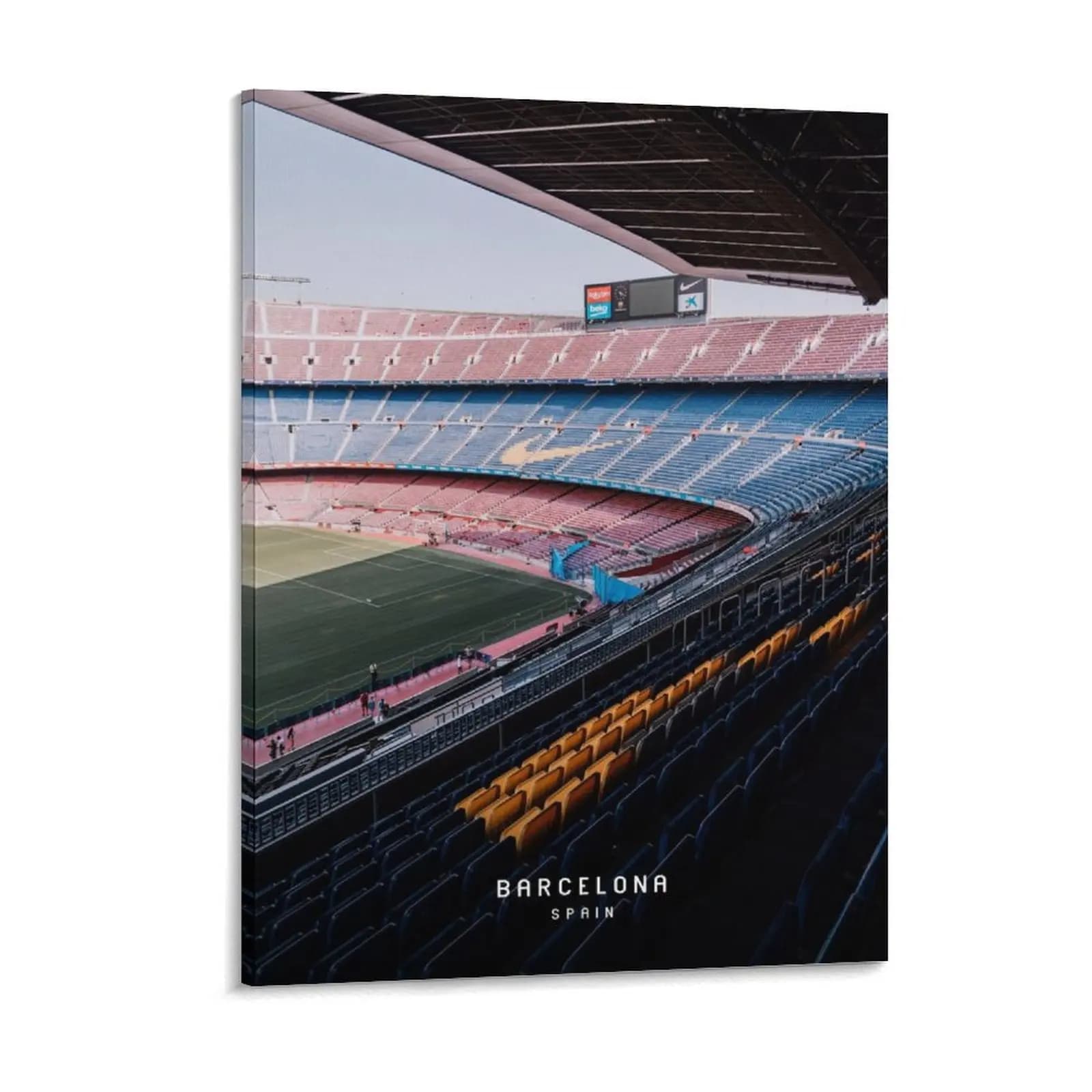 Barcelona Canvas Painting Poster Wall Cave Garage Kitchen Character Garage Framed Wall Paintings