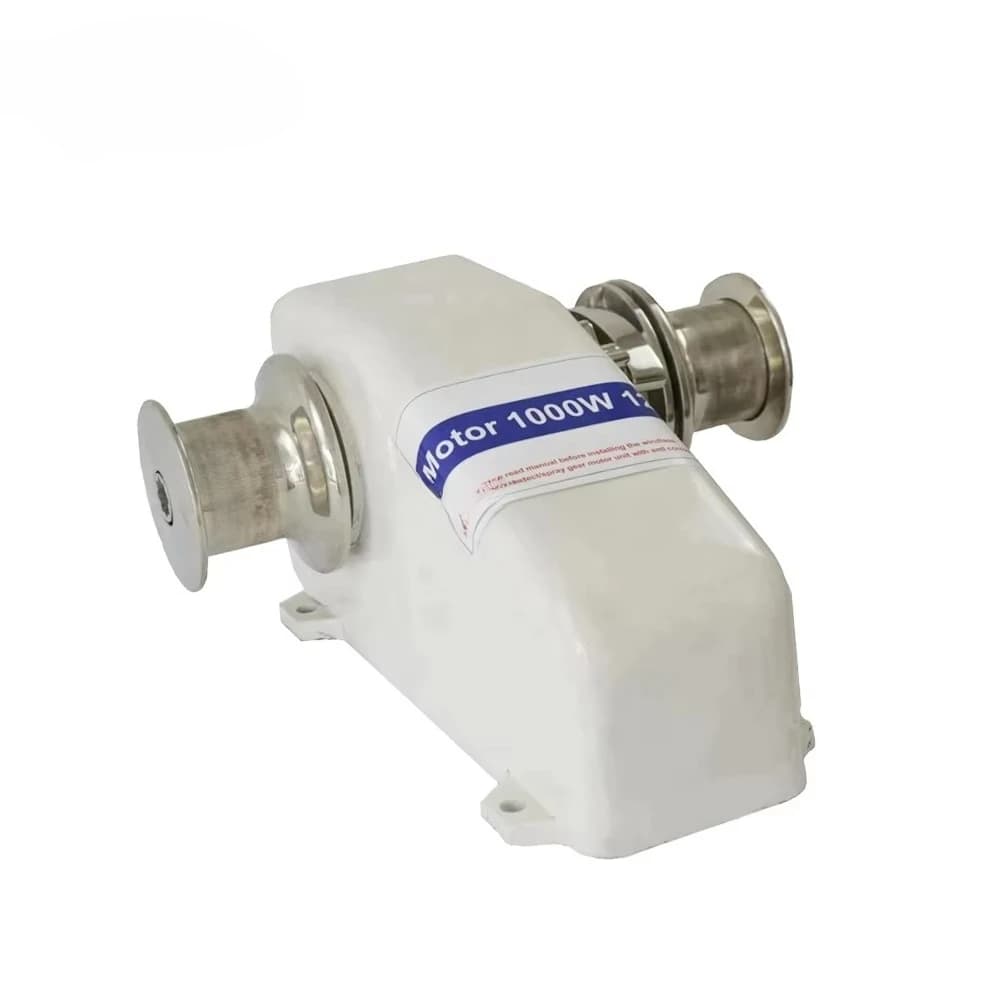 Verricello di ancoraggio per barche elettrico 24v 12v Verricello all'ingrosso 600w 1000w 1200w Verricelli marini per yacht per barche con doppio cabestan