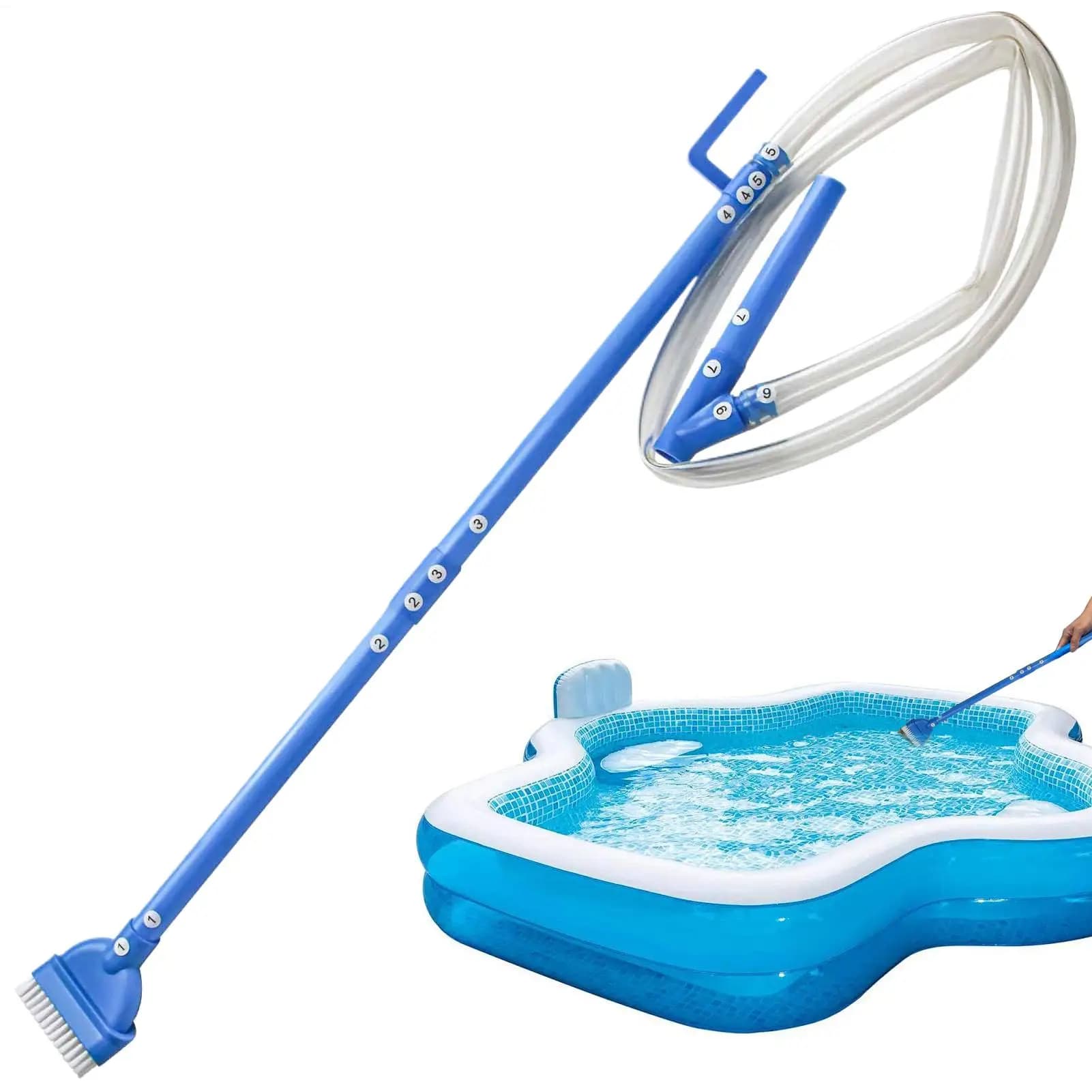 Aspirapolvere per piscina senza fili Aspirapolvere per vasca idromassaggio Strumento di pulizia efficiente portatile Design manuale sicuro per la rimozione dello sporco delle alghe dell'acqua di nuoto