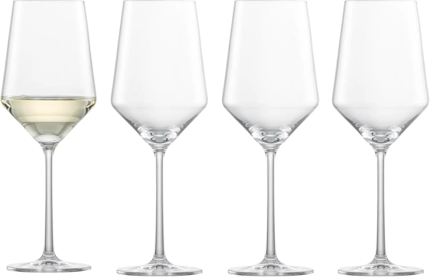 ZWIESEL GLAS Set di 4 Bicchieri per Vino Bianco Pure Sauvignon Blanc, Eleganti Calici per Vino Bianco, Lavabili in Lavastoviglie, in Tritan Cristallino