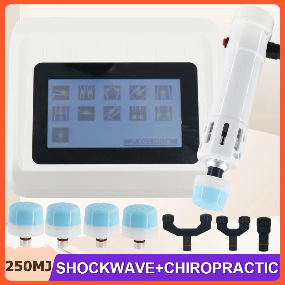 250MJ Wave Therapy Machine, ED Treatment Massage Gun, Muscle Pain Lift, Professional Body Relaxation Massage