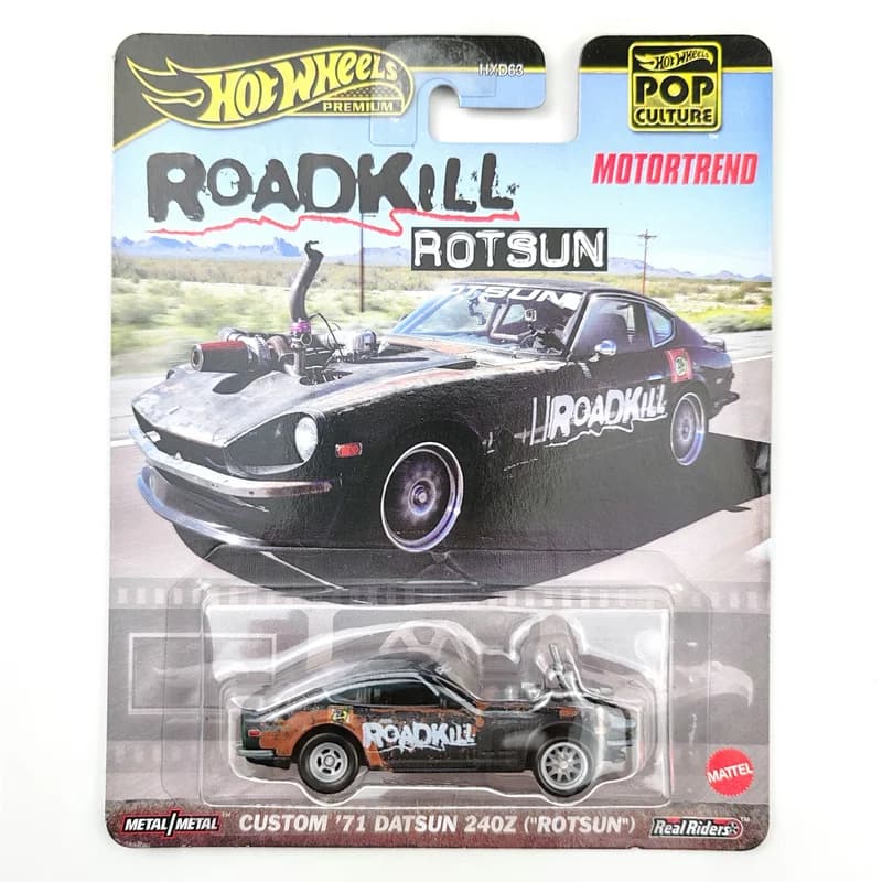 Hot Wheels Pop Culture Custom '71 Datsun 240Z (Rotsun) HXD63 1/64 Veicoli pressofusi