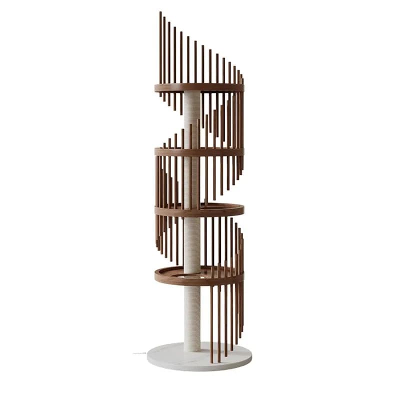Solid Wood Cat Climbing Frame Household Occupies A Small Sisal Column Cat Frame Cat Climbing Frame Tree