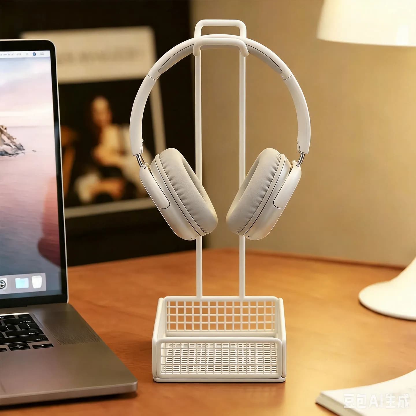 Headset Stand Metal Material Sturdy and Durable Desktop Vertical Gaming Headset Organizer Home Storage Rack Multifunctional