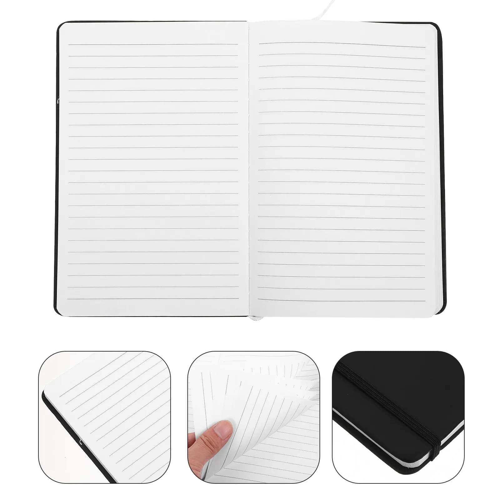 Blocco note aziendale, agenda elegante, agenda portatile per ufficio e scuola, agenda giornaliera, diario per scrittura, copertina in PU, quaderno con carta spessa