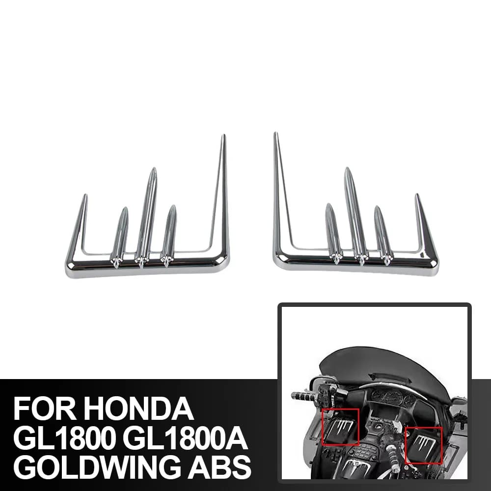 Adatto per Honda GL1800 GL1800A Goldwing 2001-2010 2009 2008 2007 2006 2005 Finiture Cromate per Vano Portaoggetti Moto 2009 2008