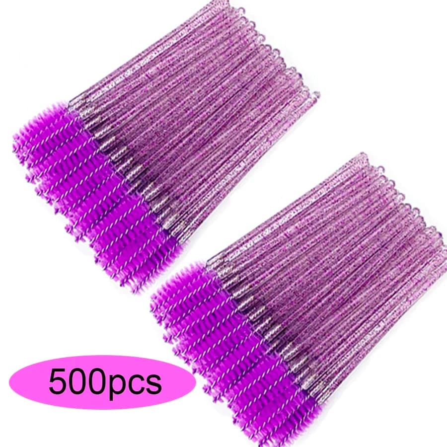 50/100/300/500pcs Spoolies Mascara Bacchette Eyebrow Brushes Eyelash Application for Eyelash Extension Eyelash Tool