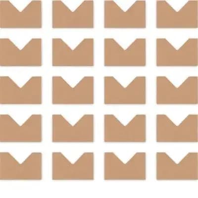 100Pcs Professional Cardboard Corner Protectors Wide Application Frame Corner Guard for Picture Mirror Embroidery Book Art