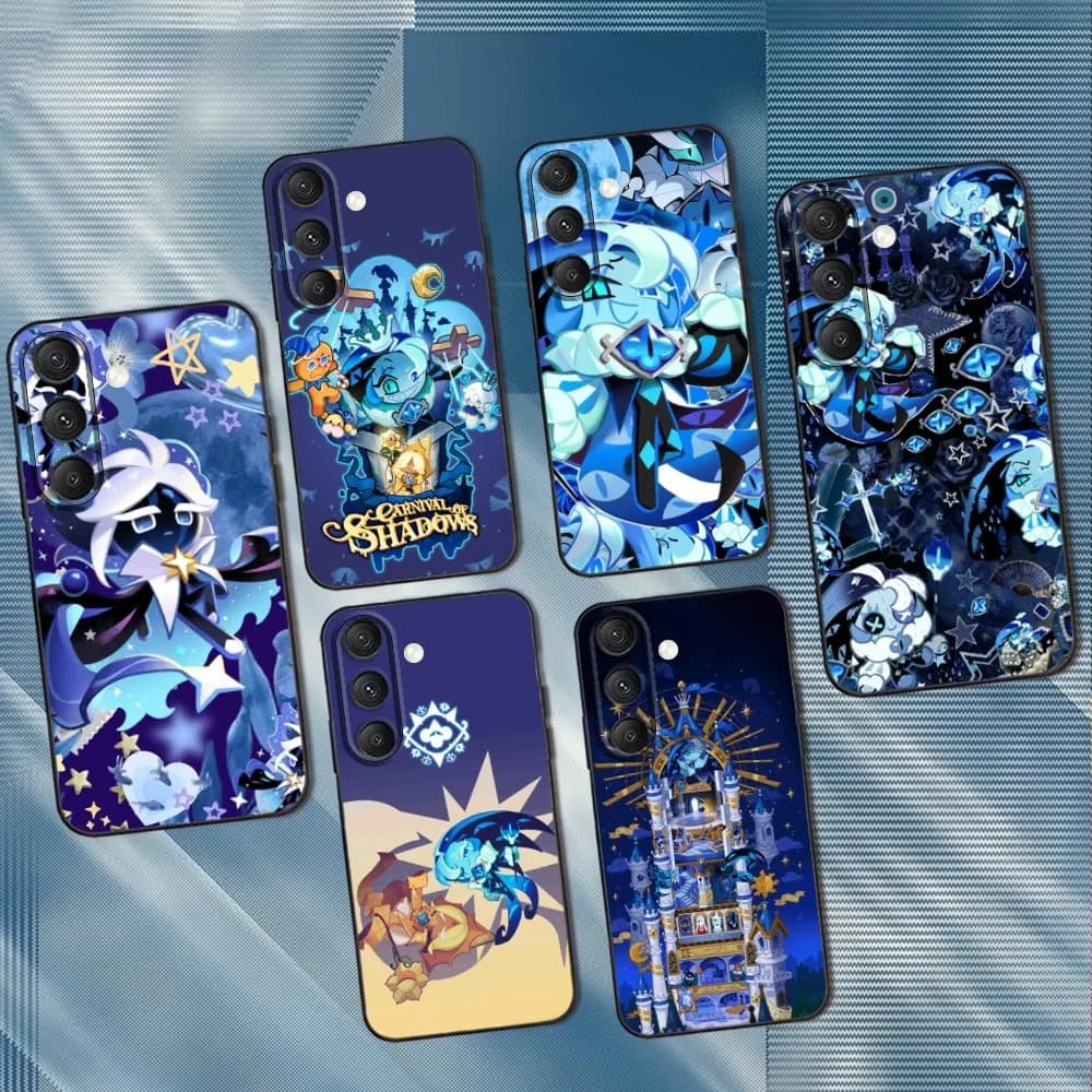 Game Cookie Run Kingdom Phone Case For Samsung S25,S24,S23,S22,S21,S20,S10,Ultra,Plus,Lite,FE,Soft Silicone Black Cover