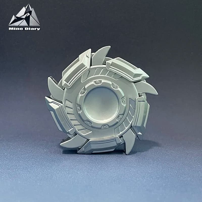 EDC Magnetic Fidget Slider Armatura aperta Fidget Spinner Top in metallo per adulti Alleviare lo stress Giocattolo con la punta delle dita Strumento di sollievo dall'autismo