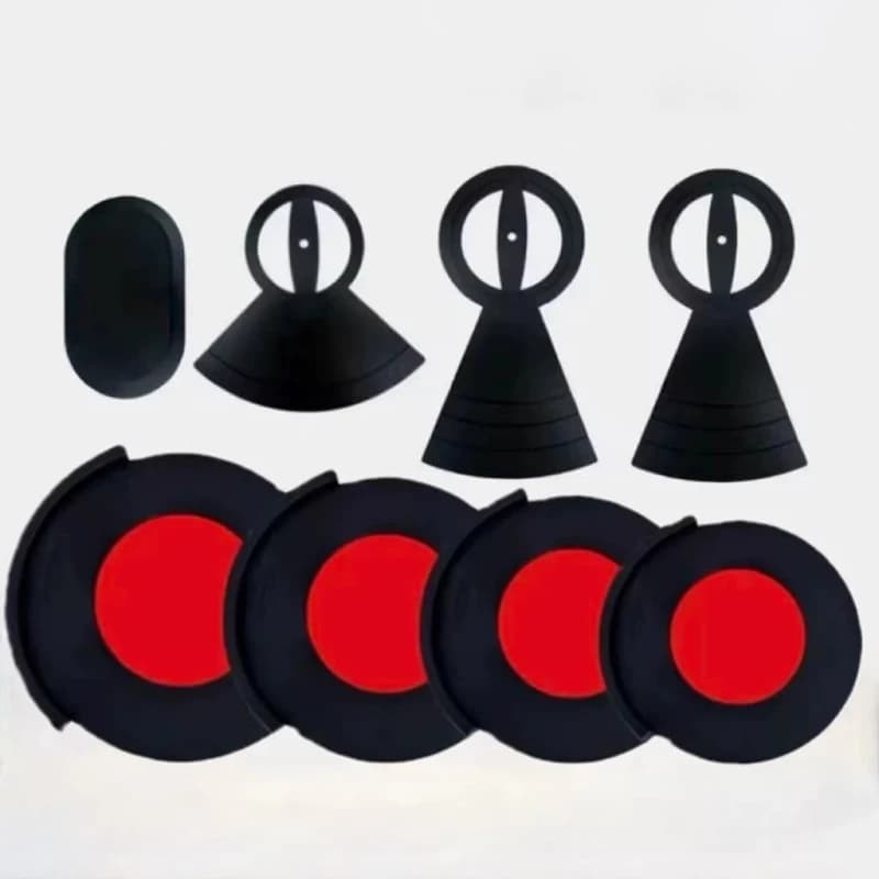 Kit per batteria Tappetino silenziatore Tappetino per batteria fonoassorbente in silicone Pratica Strumenti a percussione Accessori Tappetino silenzioso anti-disturbance