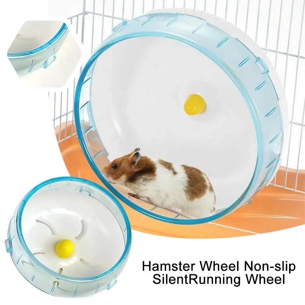 12-21.5cm criceto Running Disc Toy Silent Small Pet Wheel Cage criceto impermeabile accessori rotanti abbigliamento sportivo-resistente L2Q7