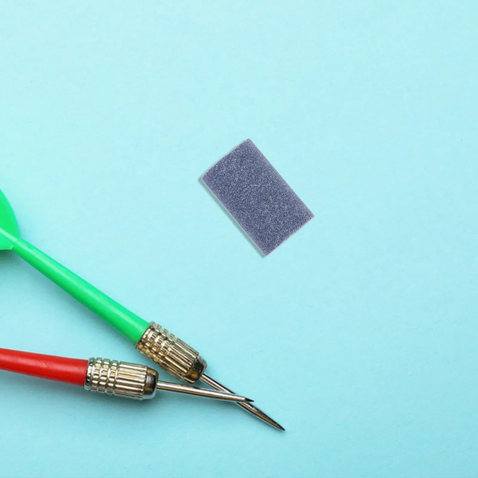 Darts Tips Grinding Stone Round Art Sharpener Sand Stone for Sharpening Steel Tipped Darts Reducing Bounce Outs Maintaining