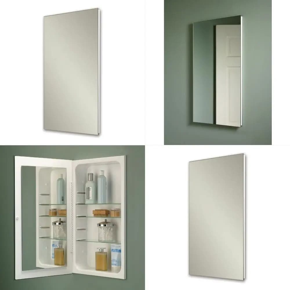 LED Medicine Cabinet with Smart Mirror, 48 Wide Bathroom Medicine Cabinet with Bluetoothamp Speaker, Clock, Room Temp Display,