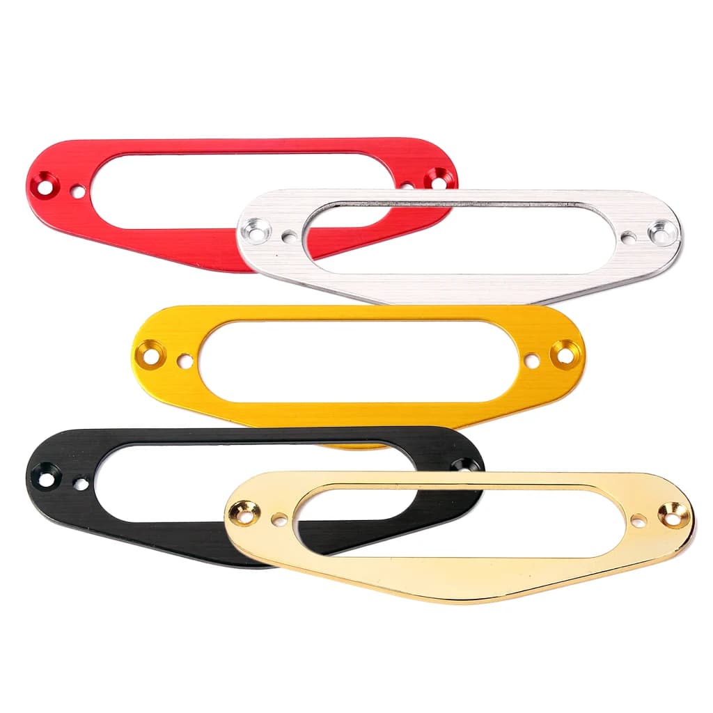 1 Pc In Metallo Single Coil Pickup Al Manico Surround Anello di Montaggio per ST Style Chitarra Elettrica della chitarra di prelievo