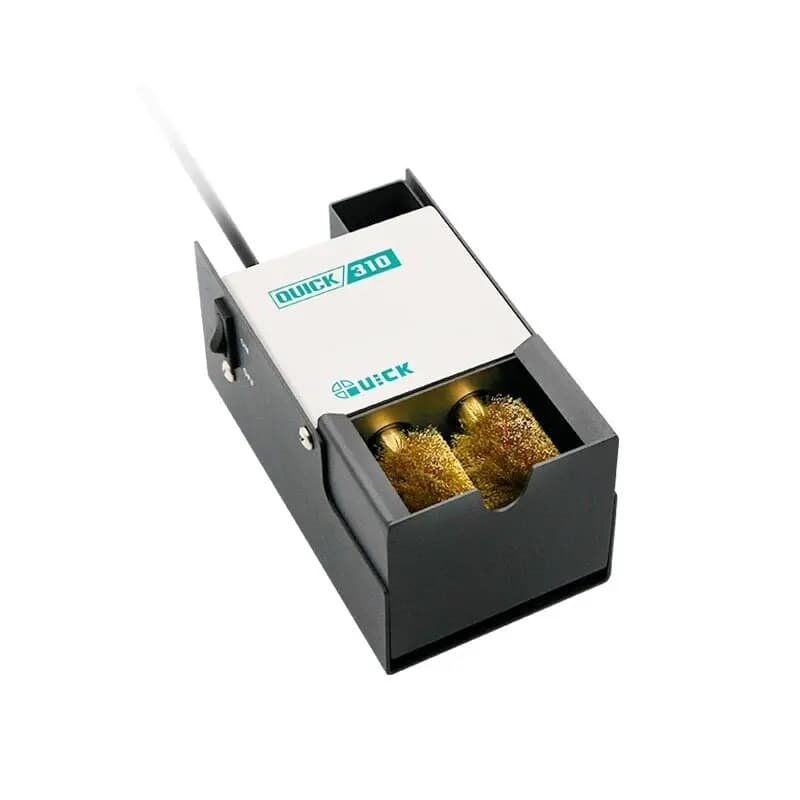Electric Cleaner Soldering Tip Cleaner Soldering Iron Tip Cleaner, Portable Copper Brush, Electric Cleaning Device for Cleaning