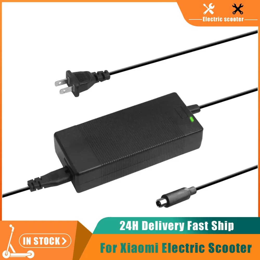 Caricabatterie 42V 2A per Xiaomi M365 1S Pro Pro 2 Scooter elettrico per Ninebot Max G30 G30D Caricabatteria US/EU/UK Plug Parte
