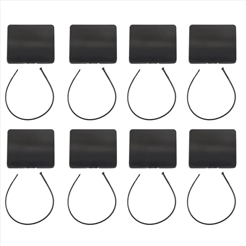 8PCS 1406980330 Gonna laterale Jack Foro Copertura Tappo paraurti per Mercedes Benz Classe S W140 W220 2000-2006 Accessori auto