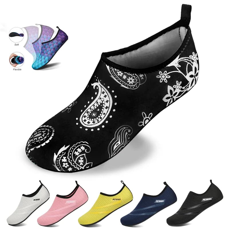 Scarpe da sub Donna Scarpe da acqua Uomo Spiaggia Nuoto Calzini per sport acquatici Sneaker a piedi nudi Fitness Scarpe da acqua ad asciugatura rapida