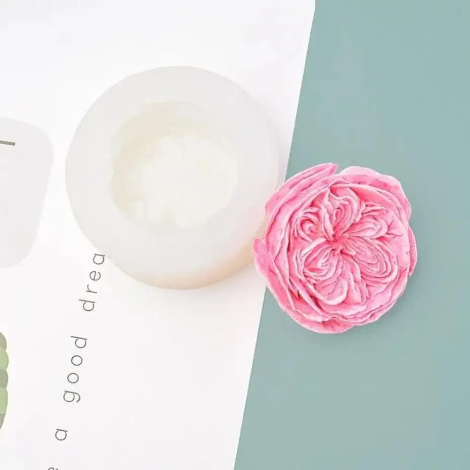 Stampo in Silicone a Forma di Rosa per Candele, 3D, per Aromaterapia, Gesso, Cioccolato, Sapone, Cubetti di Ghiaccio, Decorazioni Matrimoniali