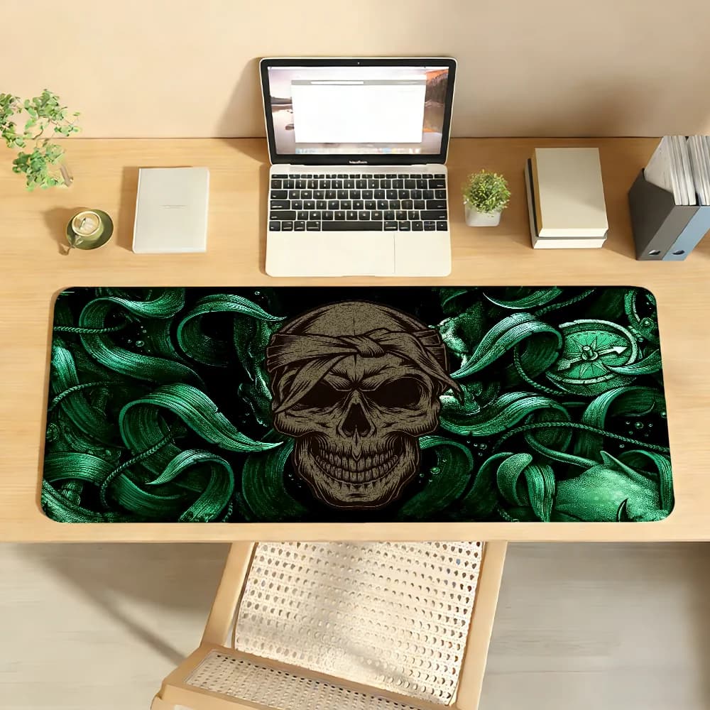 Tappetino per mouse S-Skull Reaper, tappetino per mouse in gomma antiscivolo per computer portatile, tappetino per mouse per giocatori, decorazione per scrivania