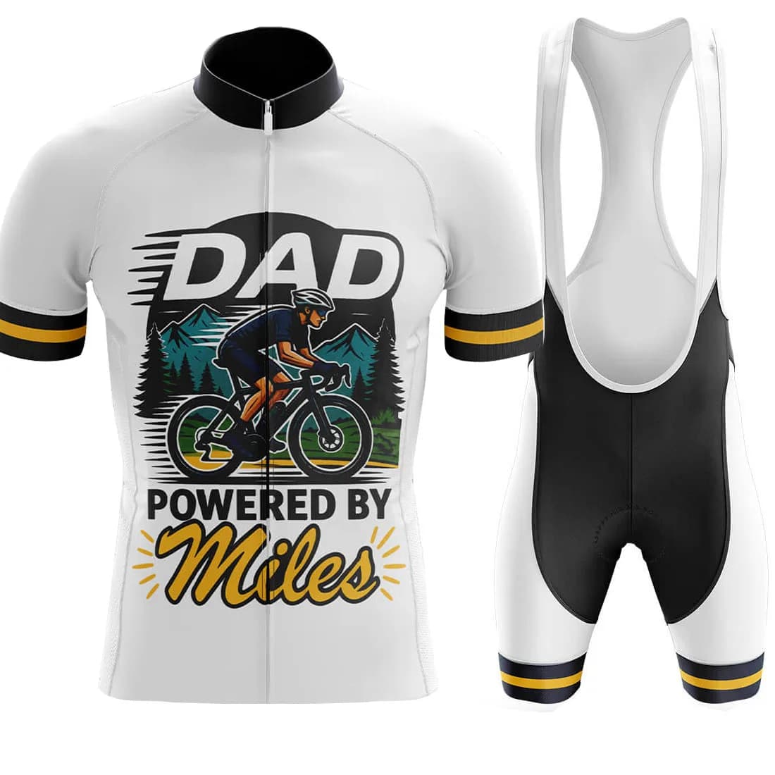 Dad-Powerouge-By-Miles 2026 Cycling Jersey Set Summer Fashion Clothing Road Bike Shirts Suit Bicycle bib Shorts MTB Maillot