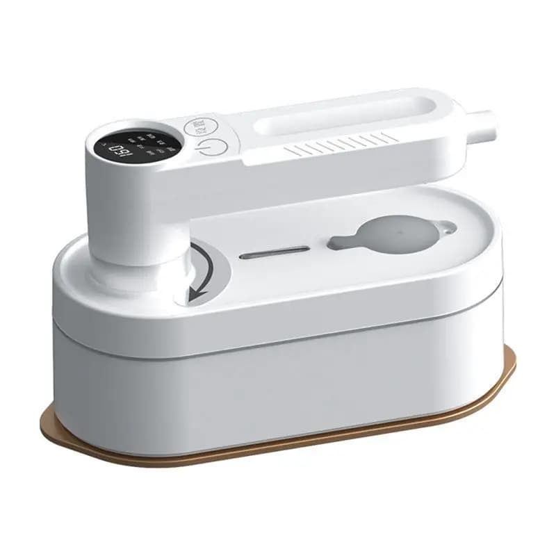 A20F-Vaporiera per vestiti Ferro da stiro a vapore portatile 1200W per tessuto variabile, 180 ° Ferro girevole per casa e viaggi con spina americana