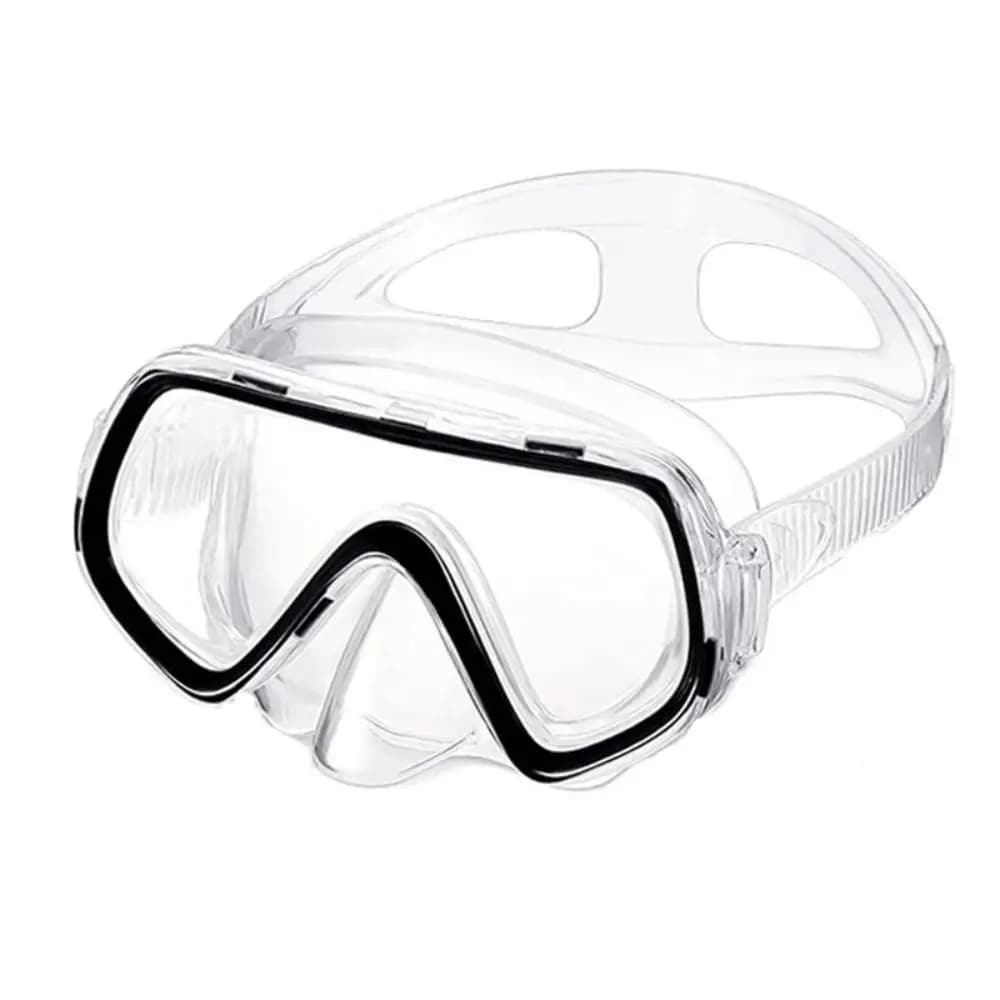 Kids swimming glasses for kids in glass for PC PVC Strap Swimwear for babysitting with nose cover Bright colors Swimming glasses for swimming pool