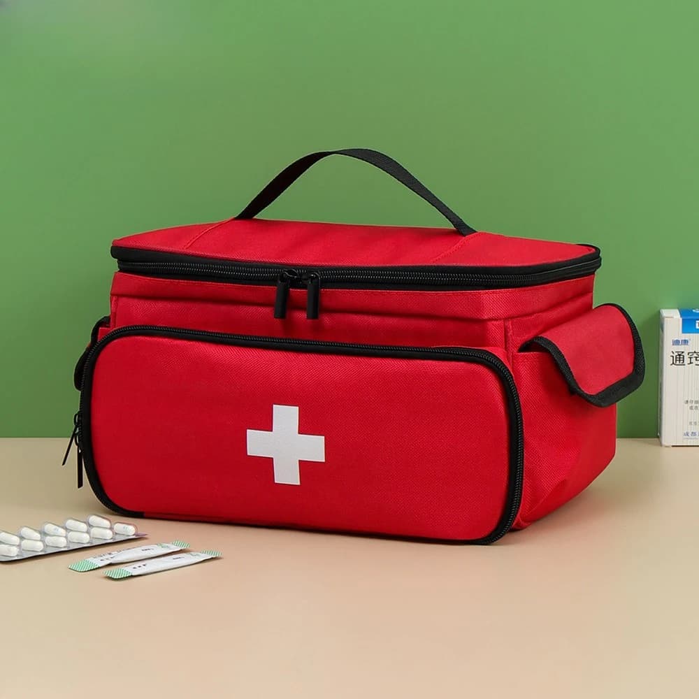 Kit di Pronto Soccorso di Grande Capacità, Borsa per Conservazione Medicinali, Kit Medico per Viaggi all'Aperto, Casa e Emergenze