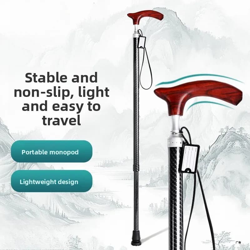Senior walkers Trekking poles Walking poles with T handle for older man Woman Ultra-light medical stamps Climbing poles for hiking